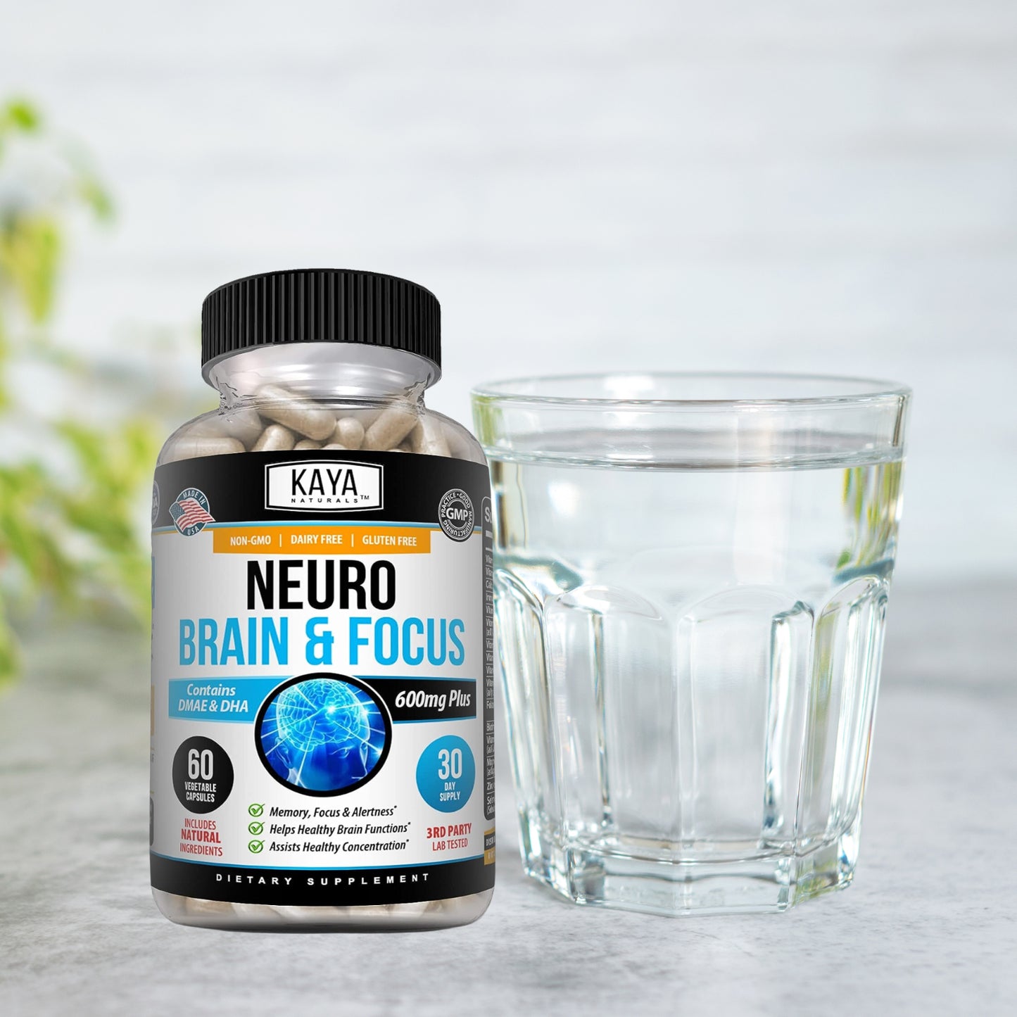 Brain Health & Memory Booster, Focus Function, Clarity Nootropic Supplement